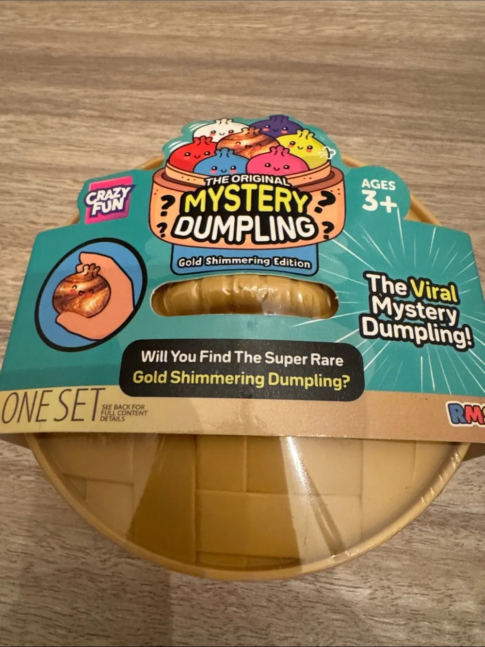 Mystery Dumpling Galaxy & Gold shimmering Edition. Set of 2. NEW